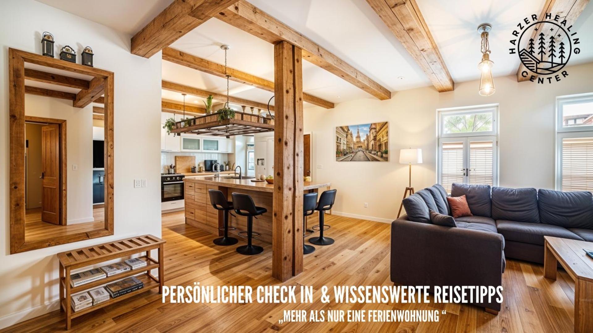 Harzer Healing Center 2024 Gemuetliche Landhauswohnung Mit Fussbodenheizung,Xxl Kochinsel,Xxl Regenduschen,Modern,Hochwertig,Persoenlich,Vollausgestattet Elbingerode  Εξωτερικό φωτογραφία